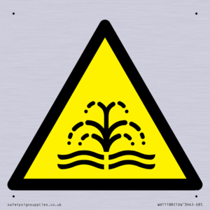 W516 Warning: fountain/water plume